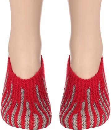 KC Store - Multicolor Woollen Women's Footies ( Pack of 1 )