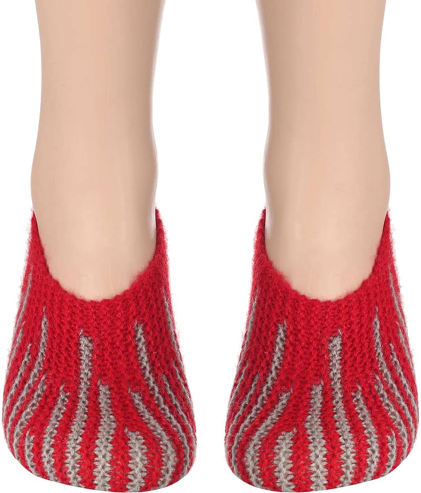 KC Store - Multicolor Woollen Women's Footies ( Pack of 1 )