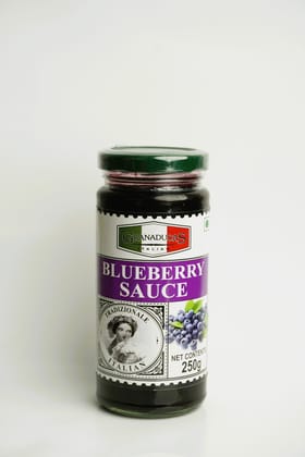 Granaducas Blueberry Fruit Sauce (300g) | Real Fruit Pulp | Dessert Topping