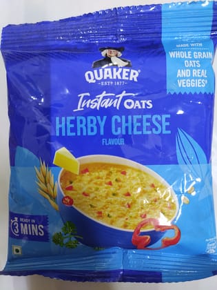 Quaker Instant oats Herby cheese Flavour 