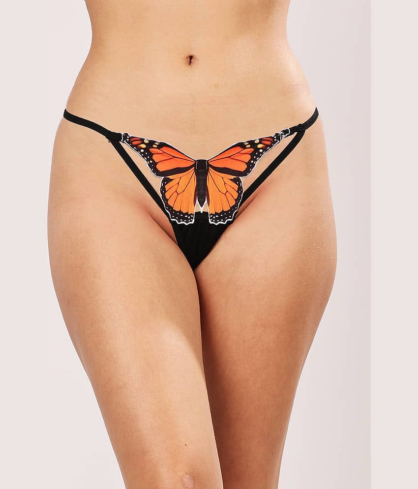 Finian Pack of 4 Cotton G-Strings For Women ( Multicolor5 )