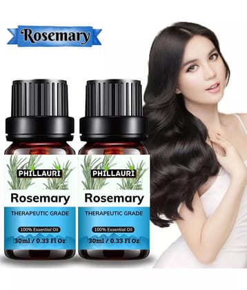 Phillauri Rosemary Stress Relief Essential Oil Fruity With Dropper 60 mL ( Pack of 2 )