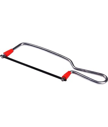 EmmEmm Mini Junior Hacksaw Frame with Steel Handle & Blade (for Home & Professional Use)
