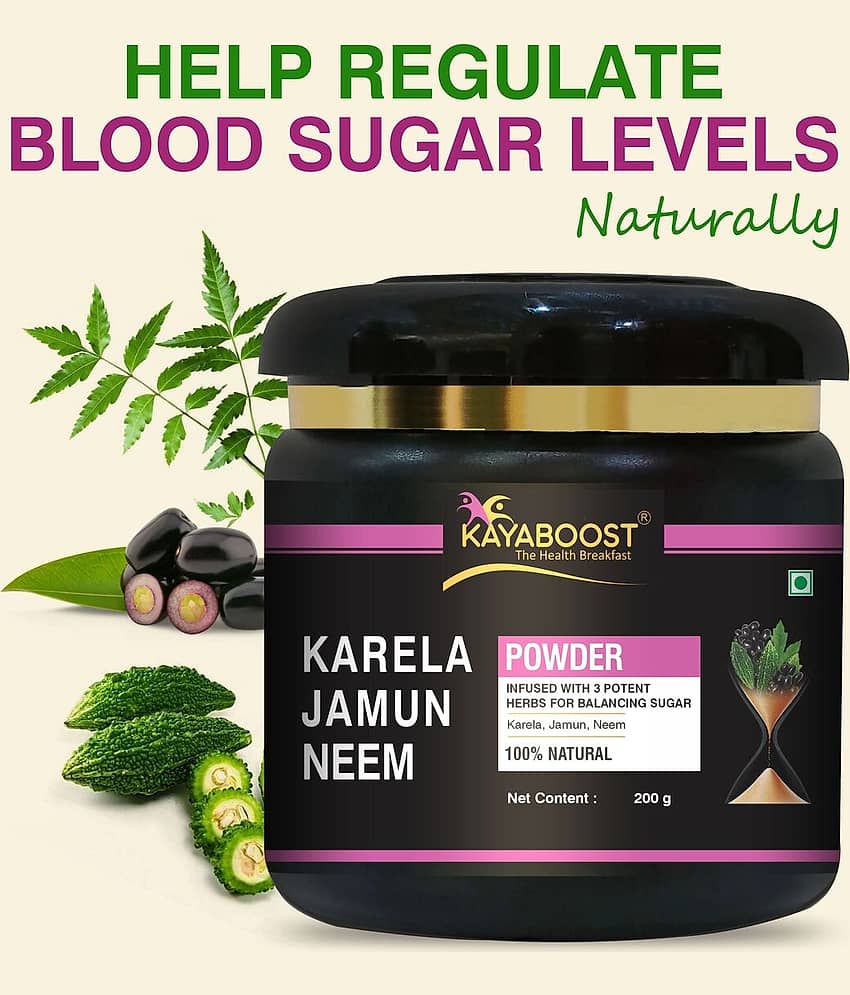 KAYABOOST Organics Jamun, Neem & Karela Powder 200 gm