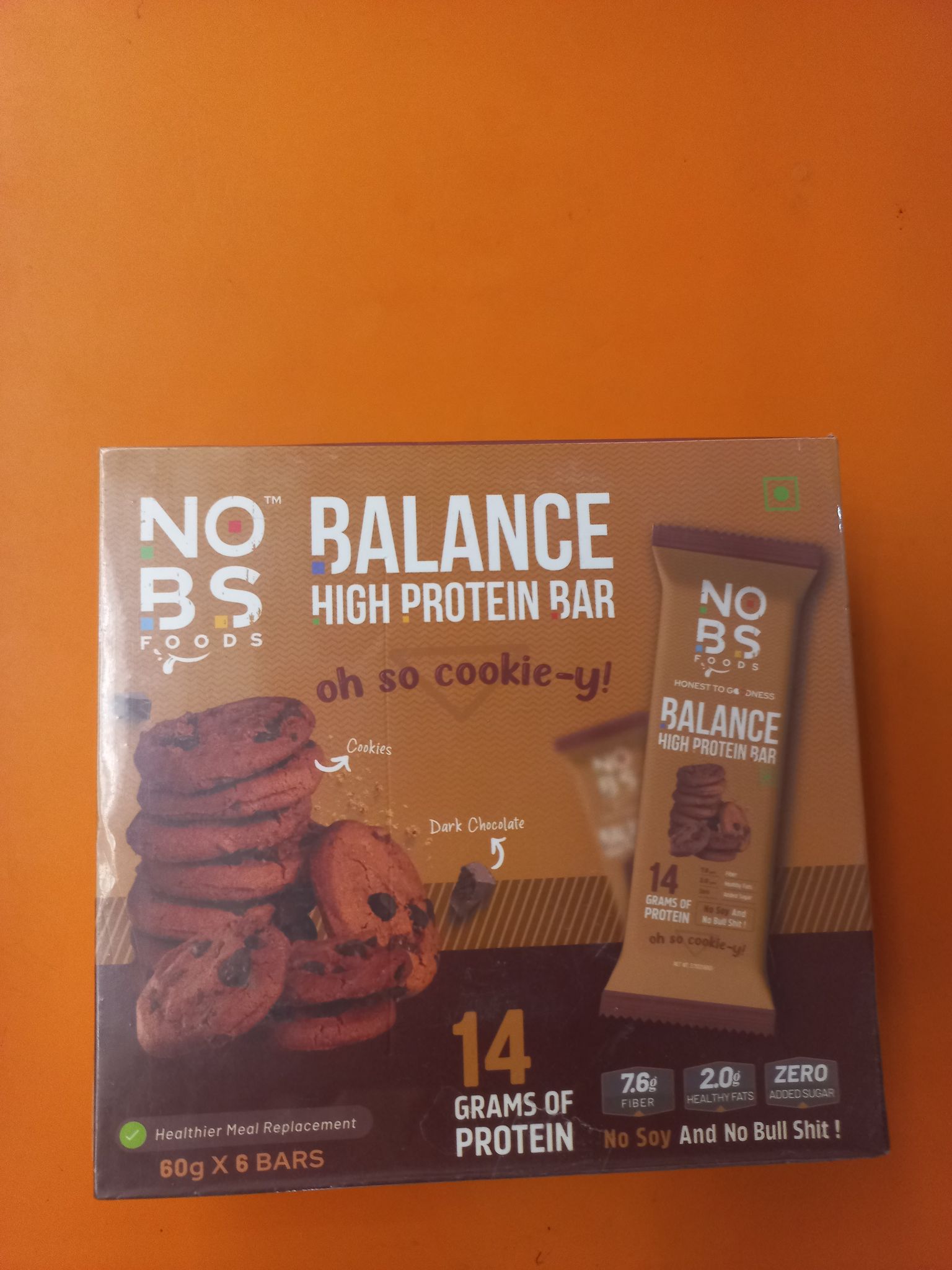 No bs balance foods protein bar