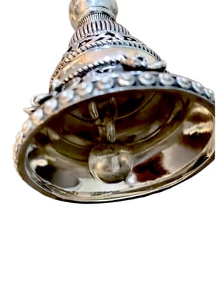 Anitque Silver Pooja Bell