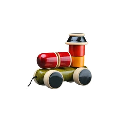 Wooden Handmade Assembling Engine Stacker