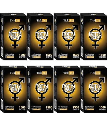 NottyBoy Extra, 1500 Dots, Condoms For Men  - Pack of 80