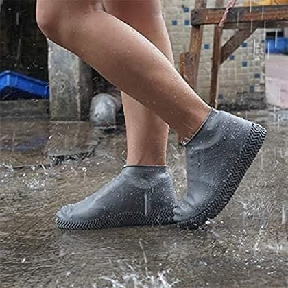 Shoe Cover Silicone Reusable Anti skid Waterproof Boot Cover Shoe Protector