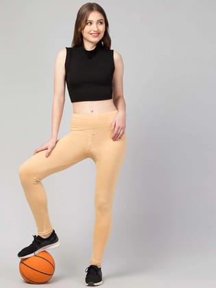 Latest Stylish High GSM Women Active Wear/Plain Gym Tights/Solid Yoga Pant For Womens & Girls - XL