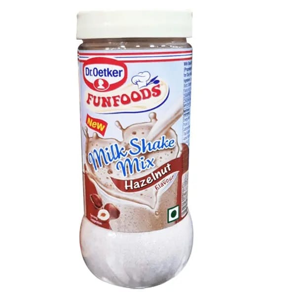 Dr.Oetker Funfoods milkshake mix hazelnut 200 gm