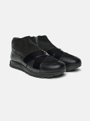 ZM I - Glossy Black Sneakers-6