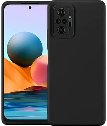 Case Vault Covers - Green Silicon Plain Cases Compatible For Xiaomi Redmi Note 10 Pro ( Pack of 1 )