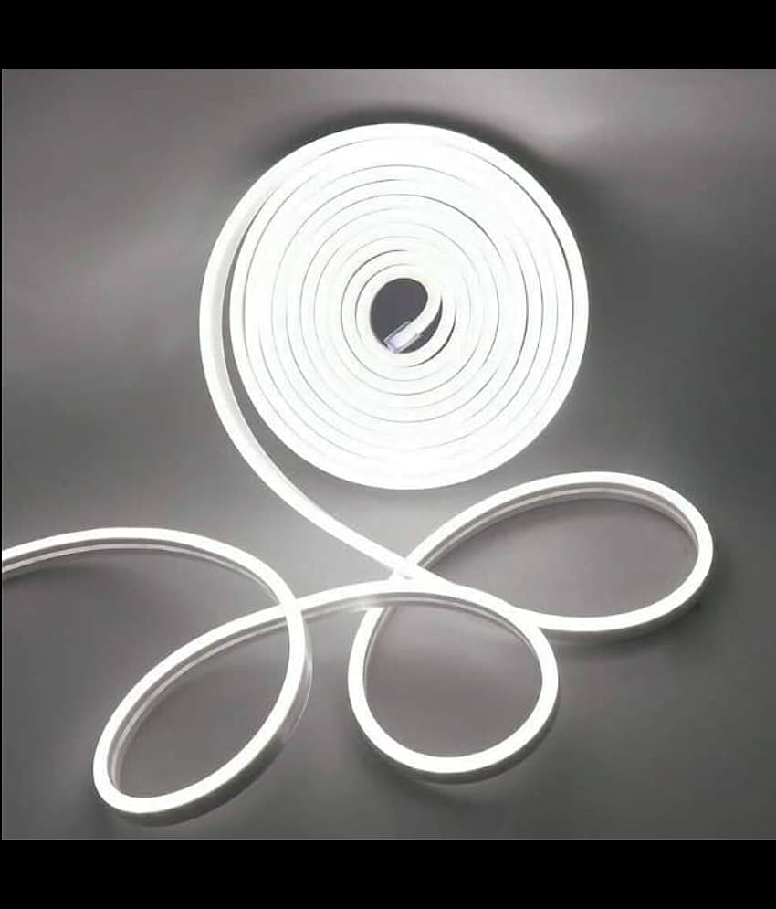 SPARKWORLD White 5M Neon Light ( Pack of 1 )