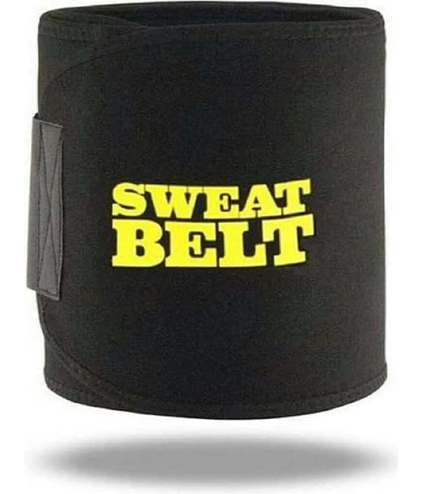 Slim Belt for Men and Women , Free Size Black  Waist Trainer, Tummy Trimmer, Body Shaper for Enhanced Workout, Fat Burning & Core Support