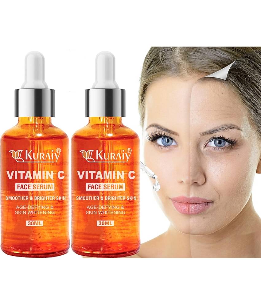 KURAIY Vitamin C Orange Face Serum For Radiant Glow For All Skin Type 30ml ( Pack of2 )