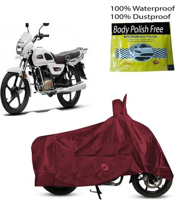 EGAL Bike Body Cover for TVS ( Pack of 1 ) , Maroon