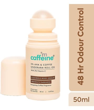 mCaffeine Coffee Underarm Roll On 50ml (Pack of 1)