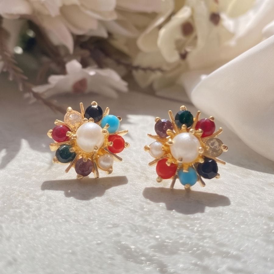 Multicolour Prism Earrings