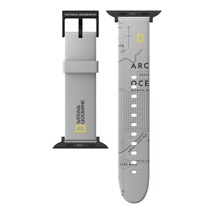 Nat Geo 22mm (Apple Watch 42/44/45) |Smart Watch Strap (Apple Watch)-Grid Grey