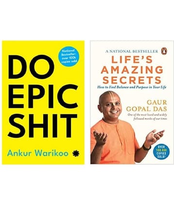 ( Combo of 2 books ) Do epic shit & Life amazing secret ( paperback )