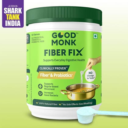 Good Monk Fiber Fix – Supports Everyday Digestive Health-50 Serves Jar
