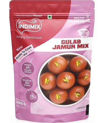 INDIMIX Ready to Cook Gulab Jamun 200 gm