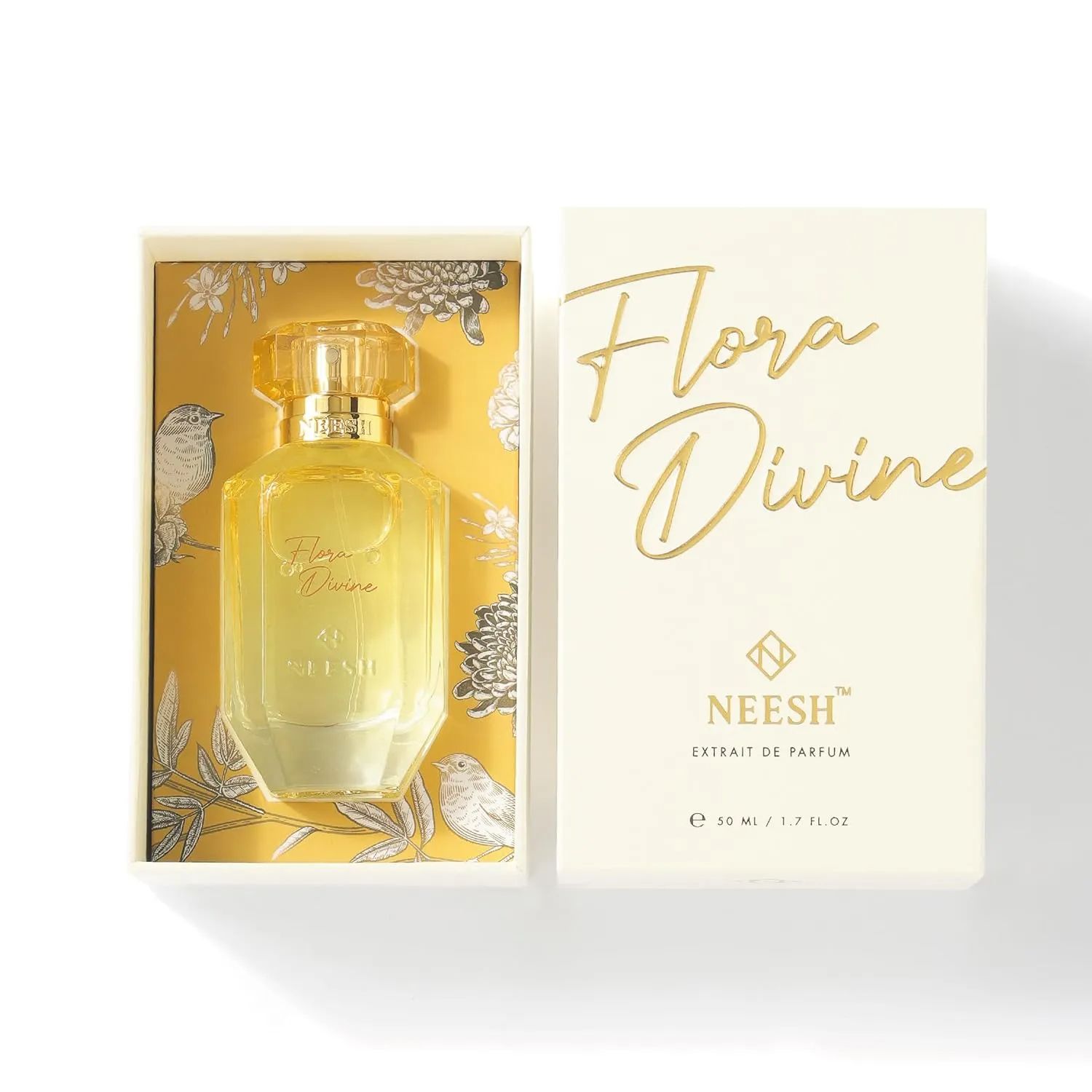 Neesh Luxury Women Flora Divine Extrait de Perfum Perfume 50 Ml
