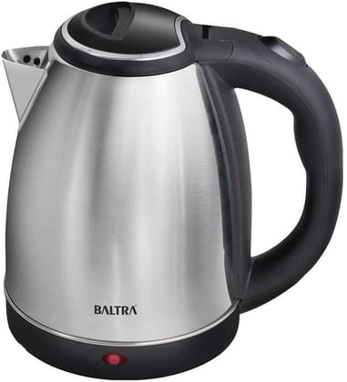 BALTRA Electric Cordless Super Fast Kettle 1350W | Stainless Steel, Fast Boil, Auto Power Off, Concealed Heating, Heat-Resistant Handle, Travel-Friendly Hot Water Kettle (1.8L Capacity)