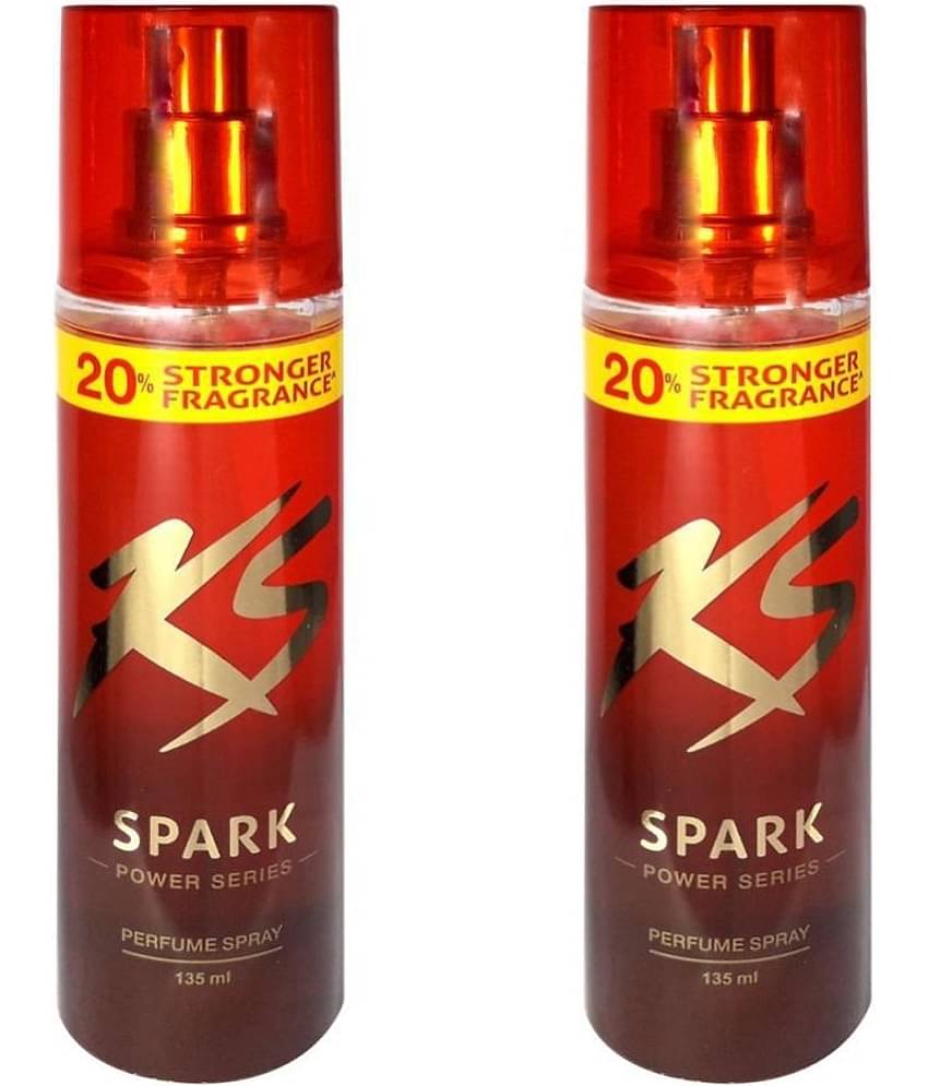 KamaSutra Spark Power Series Body Spray (135 ml each , pack of 2)