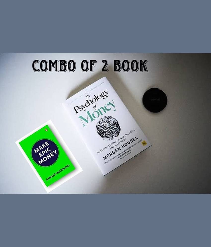 Combo Of 2 Book Set Make Epic Money & The Psychology of Money Paperback , English By Ankur Warikoo & Morgan Housel 2024 Best Selling Combo