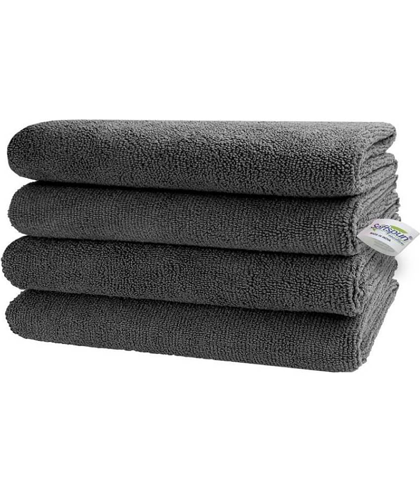 SOFTSPUN - Microfibre Kitchen Towel ( Pack of 4 )