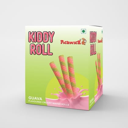 PICKWICK Kiddy Roll, Guava Flavoured Wafer Roll - 240 gm (10g x 24pcs)