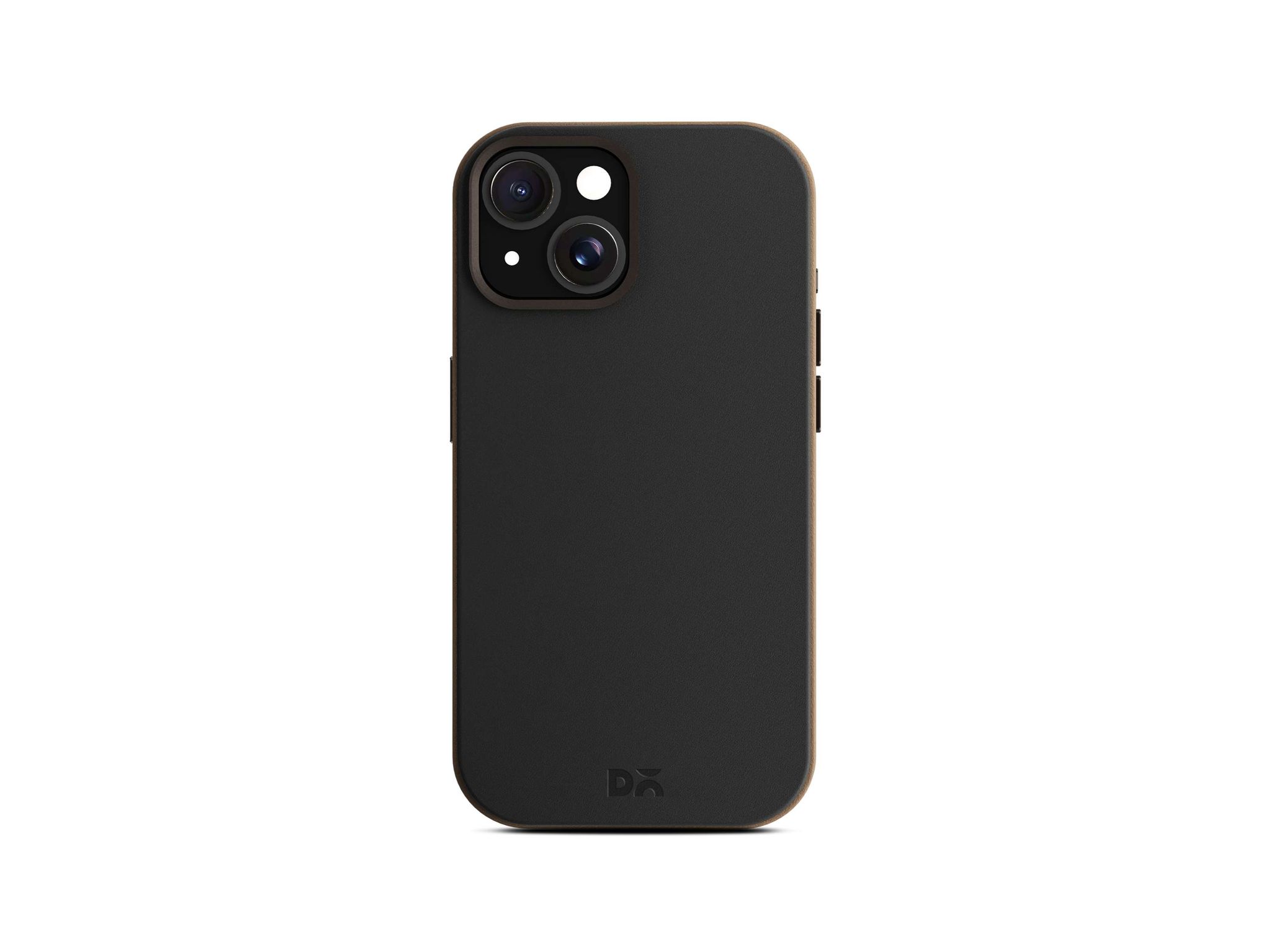 Daily Objects  Leatherite MagSafe Phone Case Cover for iPhone 14 - Black-Beige