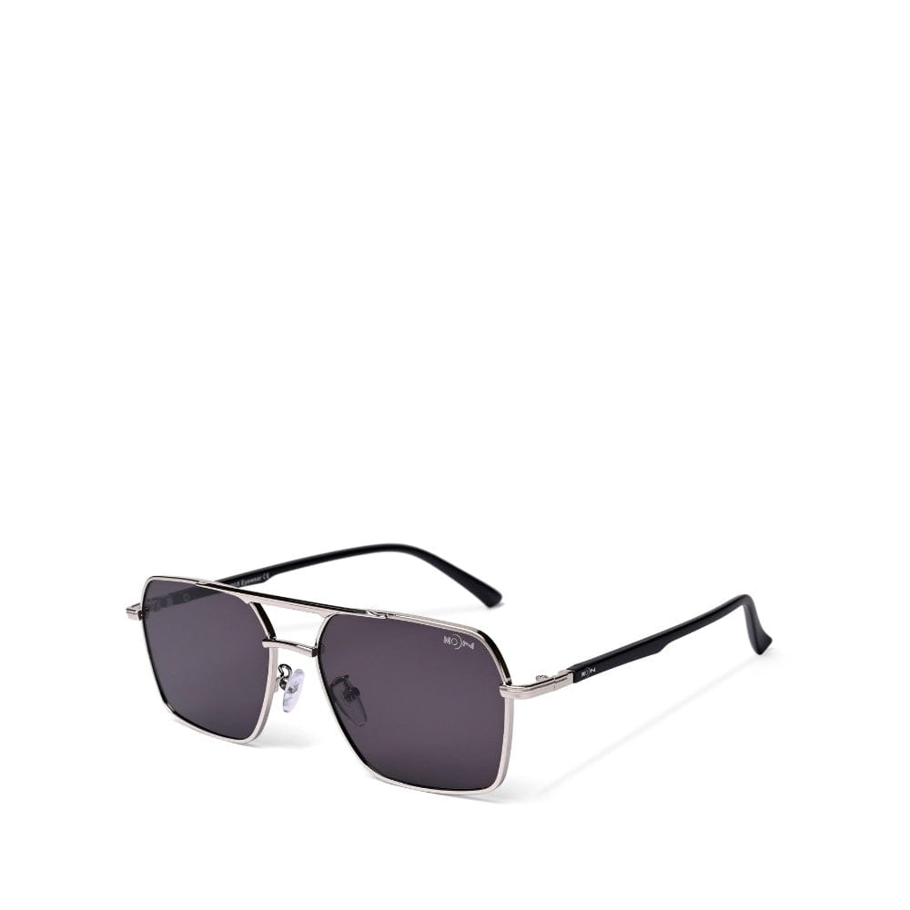MOONX PHOBOS S1 – UV400 Rectangular Metal Sunglasses (Unisex)