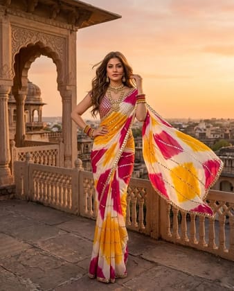 Model Rich Beautiful Party Wear Saree Outfits