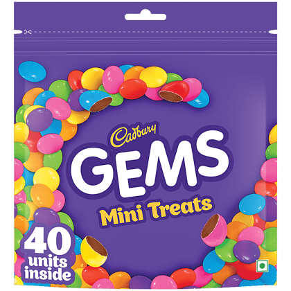 Cadbury Gems Minis Treats, 126.4 g