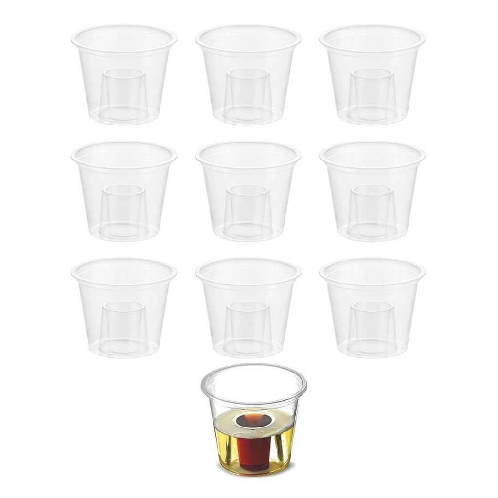 Bomber Shot Cups for Drinking and Serving Drinks - 60ML - 10PC - Party and Festive Needs | Buy online on ZillyBuy