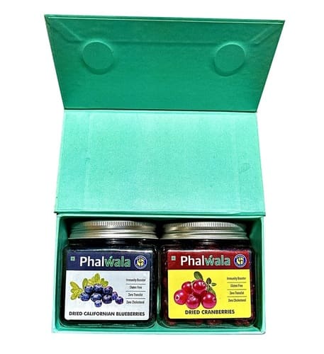 Blueberries  & Cranberries 400 Gms Gift Box of 2