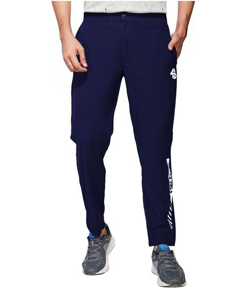 Forbro - Navy Blue Polyester Men's Sports Trackpants ( Pack of 1 )