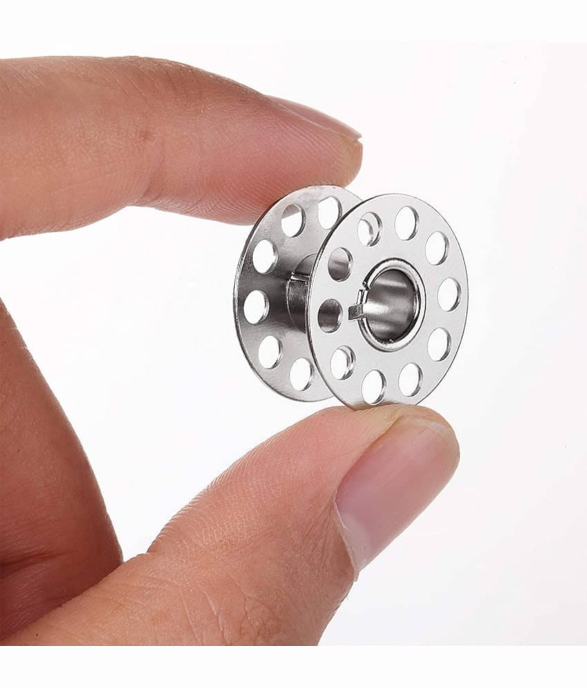 Shree Shyam™ Metal Bobbins, 100 Pack, Bobbins for Sewing Machine, Bobbins for Brother Sewing Machine, Bobbins for Singer Sewing Machine, Sewing Machine Bobbins, Sewing Machine Accessories