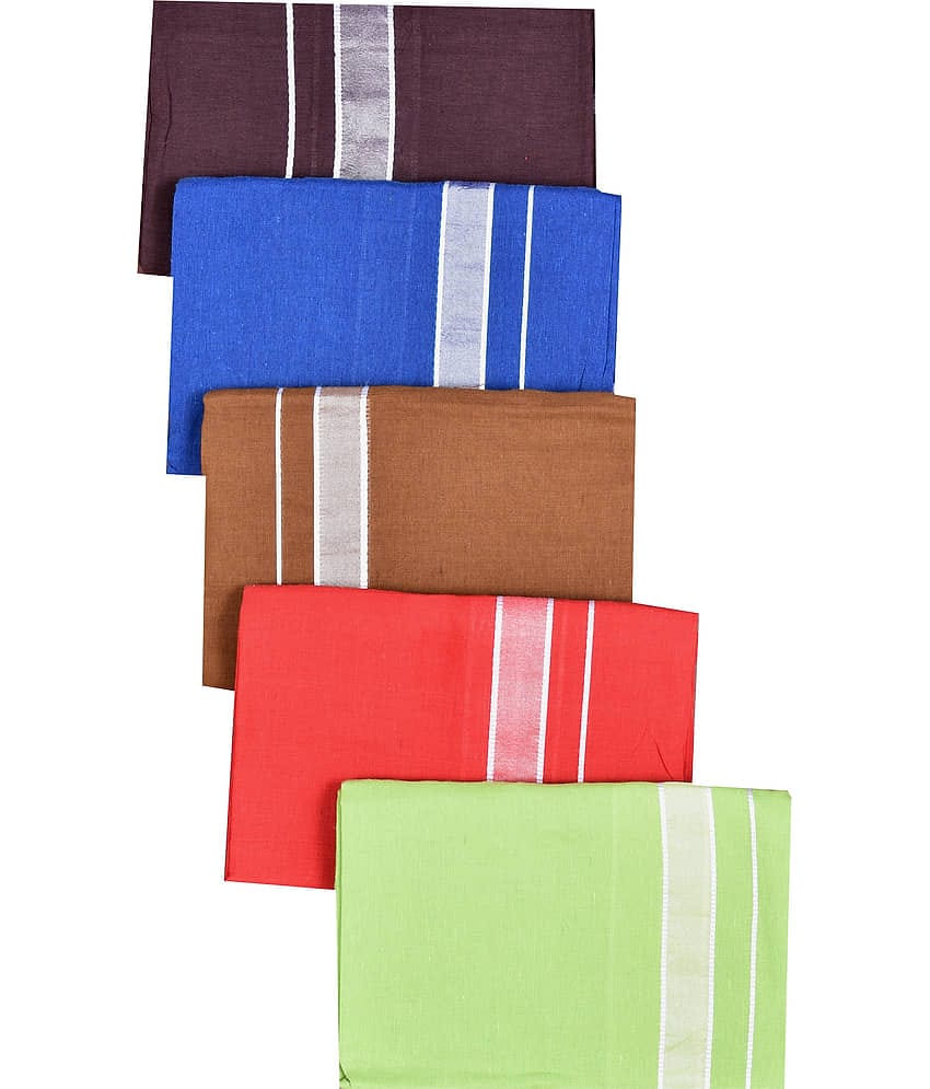 NISSI Multi Lungi Pack of 5