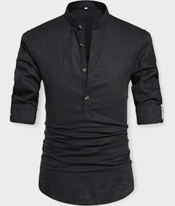 Vida Loca - White Linen Slim Fit Men's Casual Shirt ( Pack of 1 )