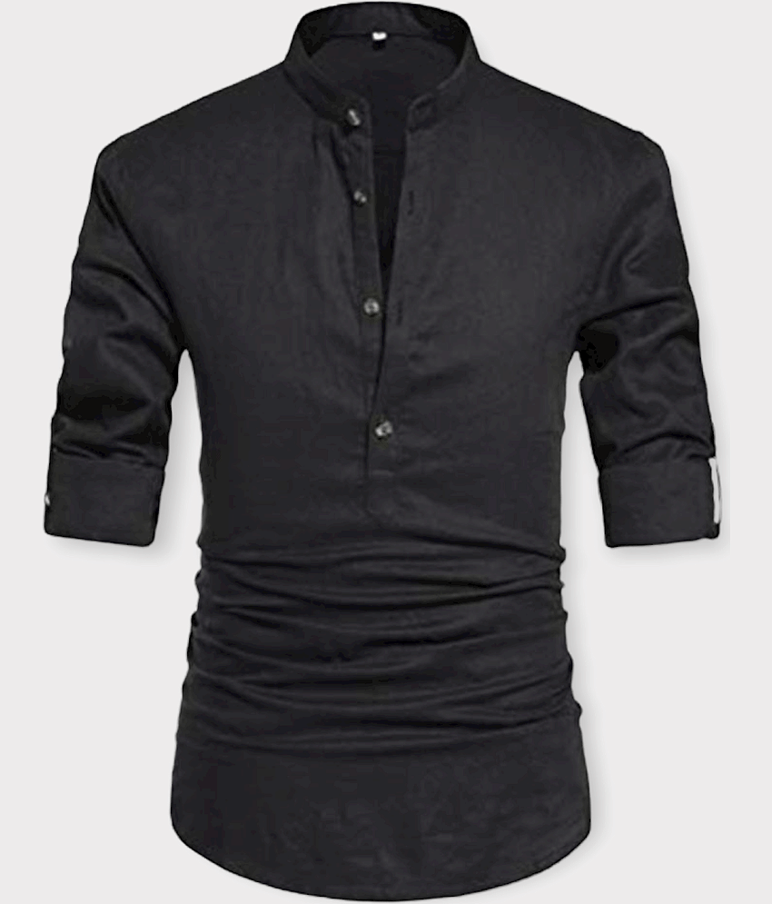 Vida Loca - White Linen Slim Fit Men's Casual Shirt ( Pack of 1 )