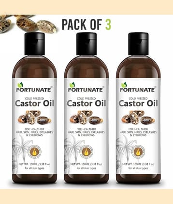Fortunate Anti Hair Fall Castor Oil 300 ml ( Pack of 3 )