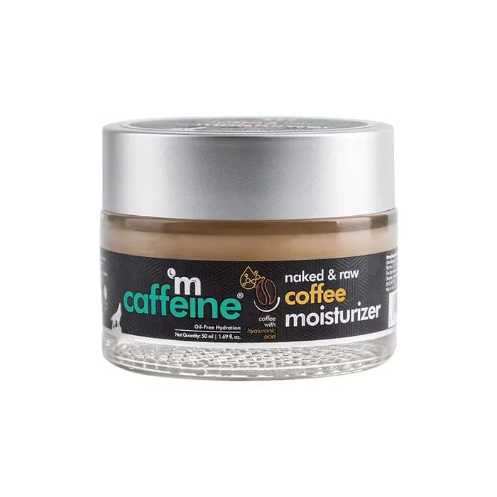 mCaffeine Oil-Free Coffee Face Moisturizer Gel With Hyaluronic Acid & Pro-Vit B5 For Deep Hydration, 50 ml