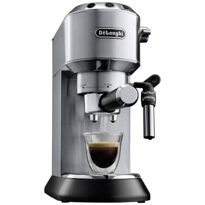 DeLonghi EC685.M |Dedica Style| Pump Espresso Coffee Machine | Espresso, Cappuccino, Latte & More Recipe Options | 15 Bar Pressure | 1350 W | Free Demo & Installation (Metal) DeLonghi EC685.M |Dedica Style| Pump Espresso Coffee Machine | Espresso, Cappuc