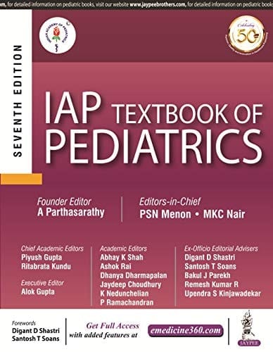 IAP Textbook of Pediatrics 7th Edition 2019