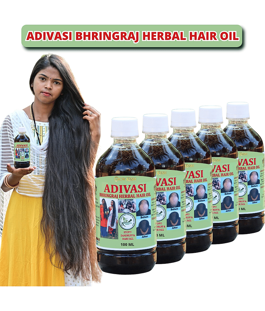 Growkesh - Anti Dandruff Aloe vera Oil 500 ml ( Pack of 5 )