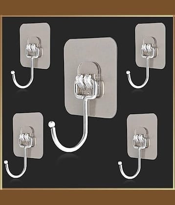 mahek accessories Set of 10 Stainless Steel Hooks